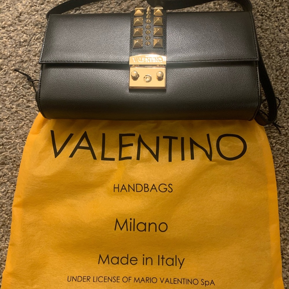 Valentino Studded Leather Shoulder Bag